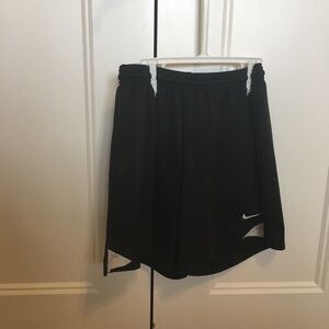 Black Nike soccer shorts boys size small